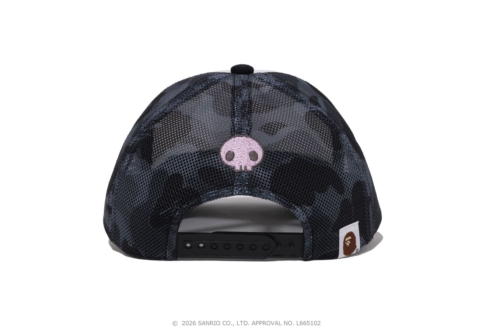A BATHING APE® BAPE X Kuromi Abc Camo Mesh Cap | Bape official