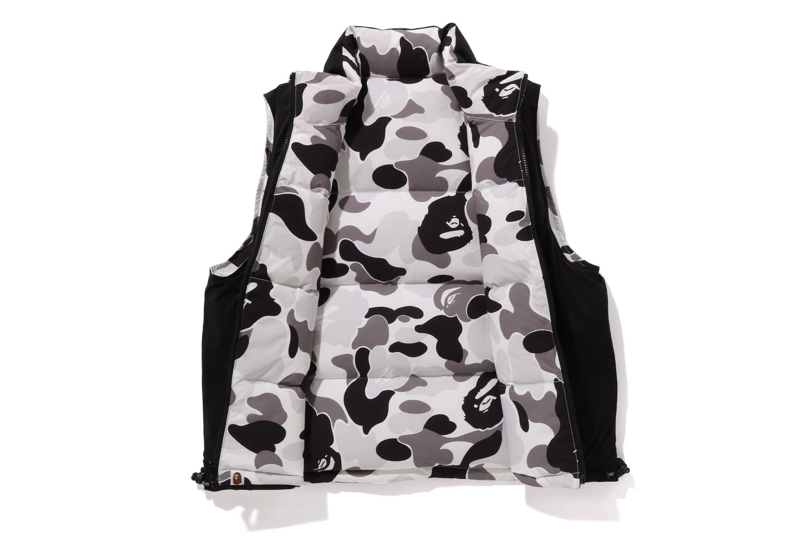 ABC CAMO REVERSIBLE DOWN VEST LADIES – uk.bape.com