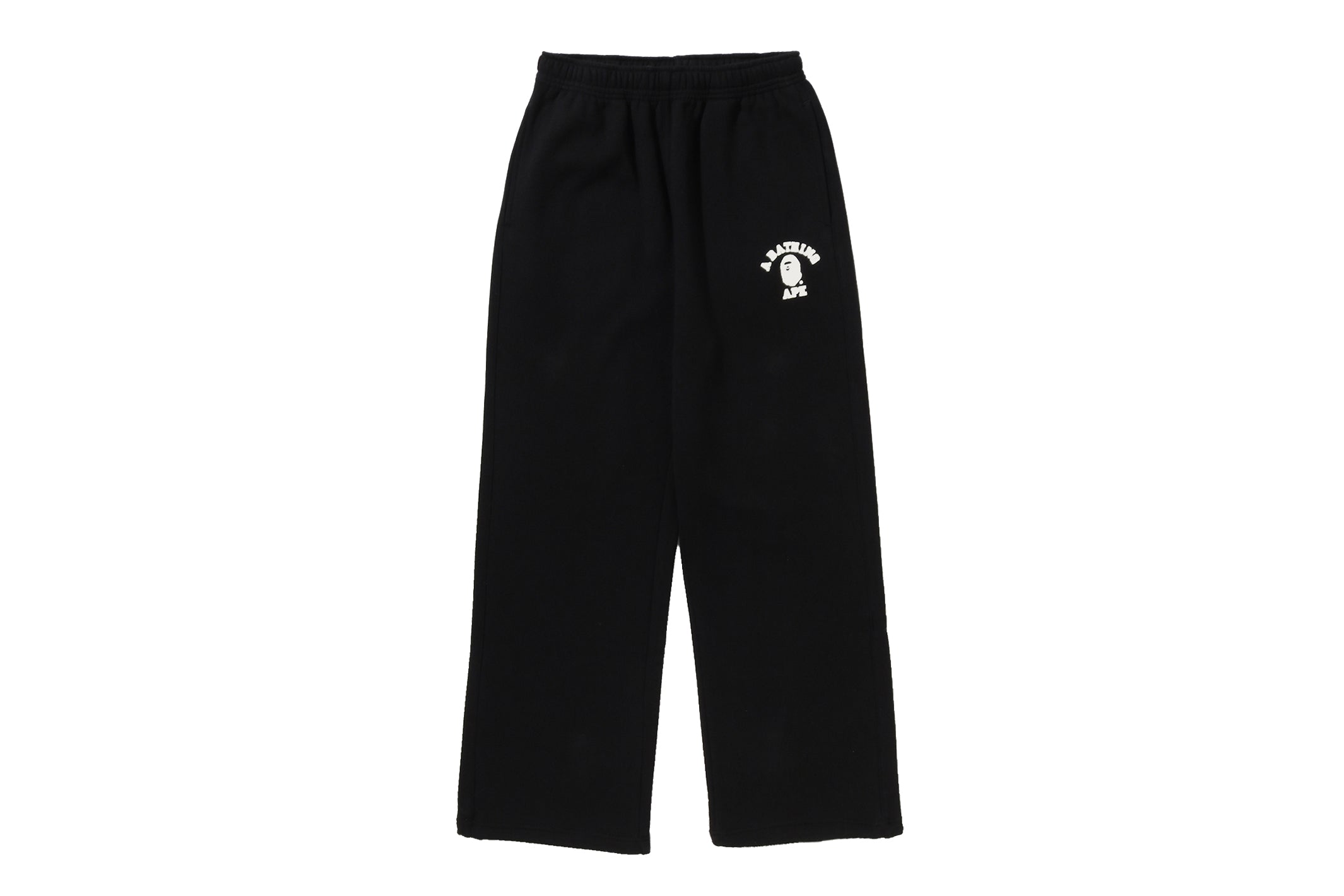 A BATHING APE® College Straight Sweat Pants | Bape official