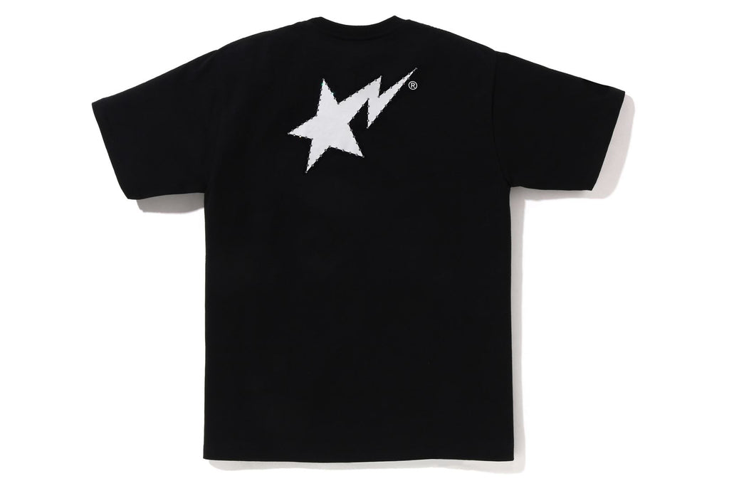 AMP Rhinestone Logo Black T-Shirt