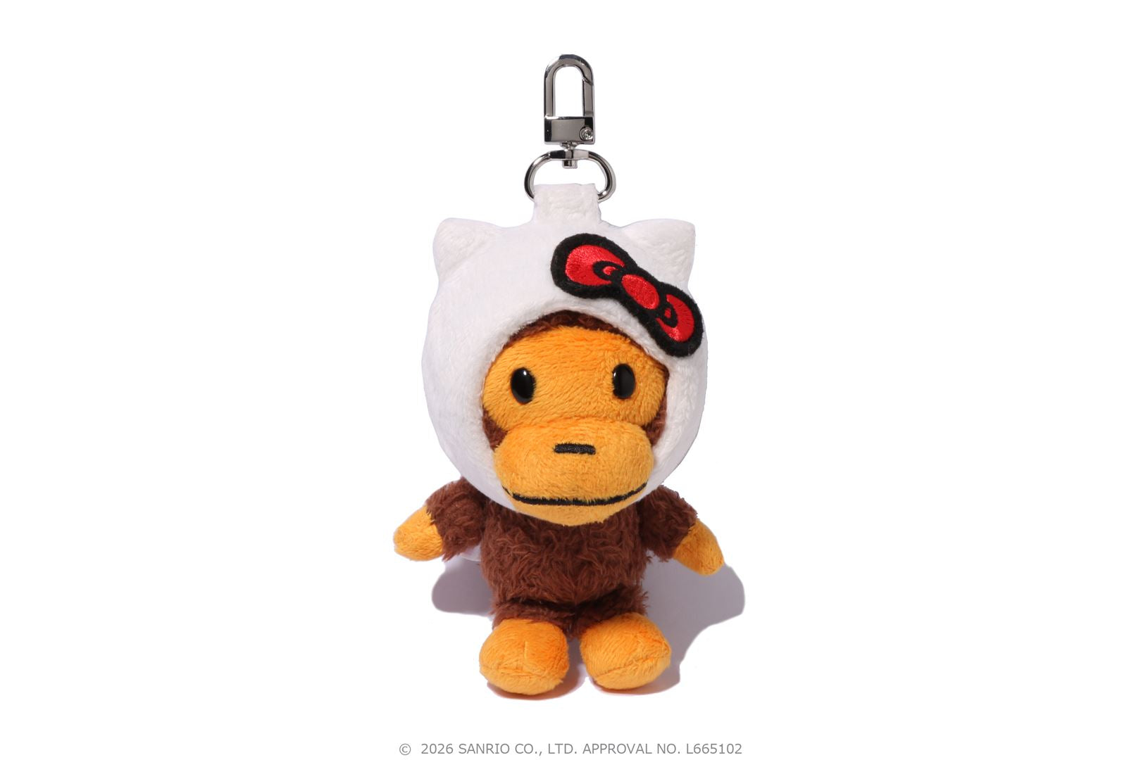A BATHING APE® BAPE X Hello Kitty Plush Doll Keychain | Bape