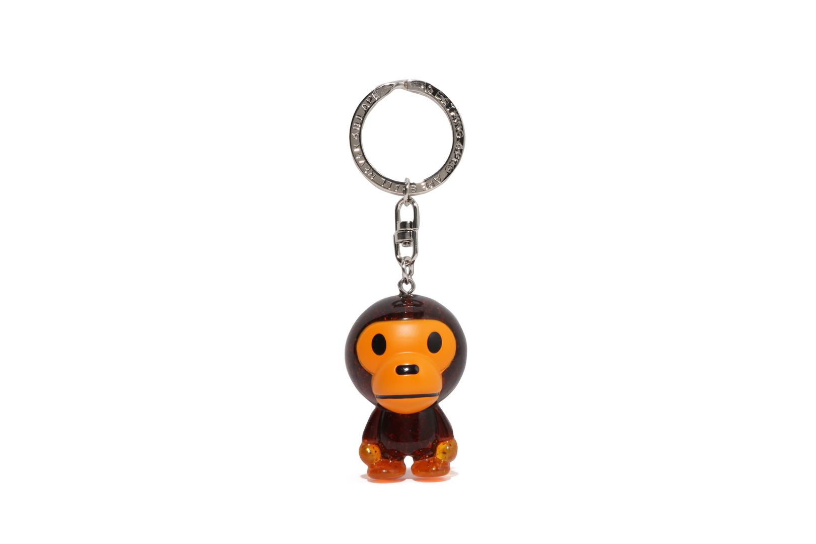 baby milo レザーキーホルダー A BATHING APE® Baby Milo Keychain | Bape official website – uk