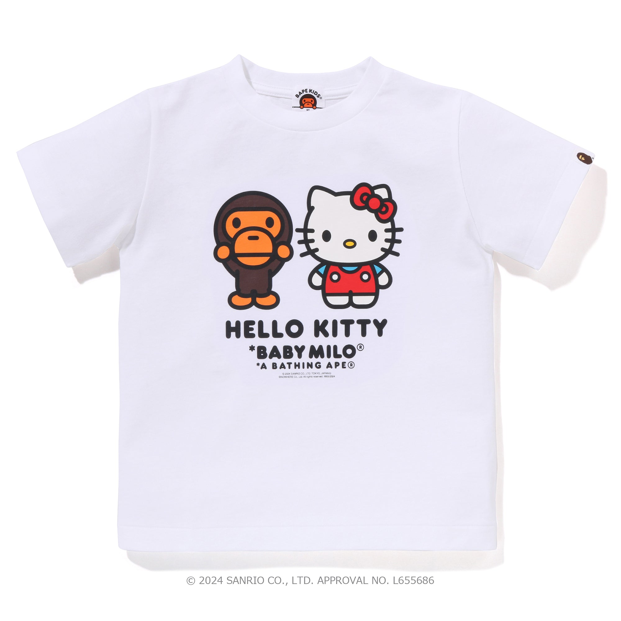 A BATHING APE® Kids Baby Milo X Hello Kitty - Tee | Bape official