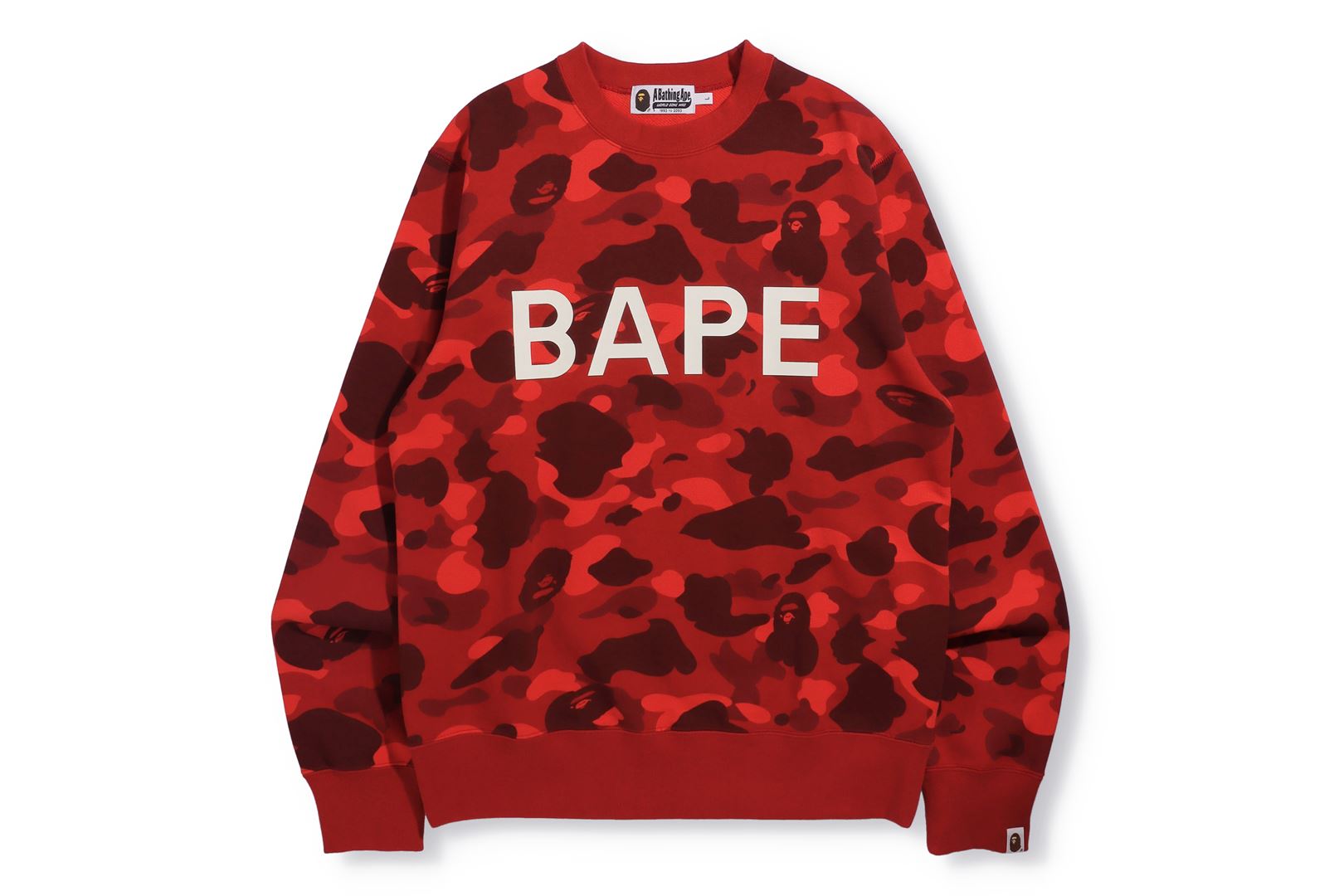 COLOR CAMO BAPE CREWNECK