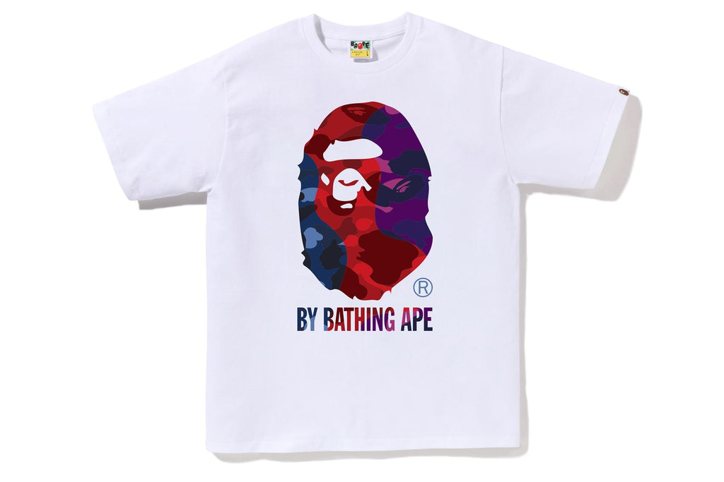 bape color camo tee