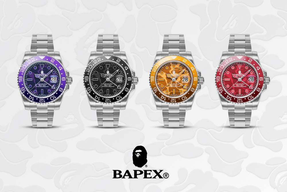 Bape deals watch rolex