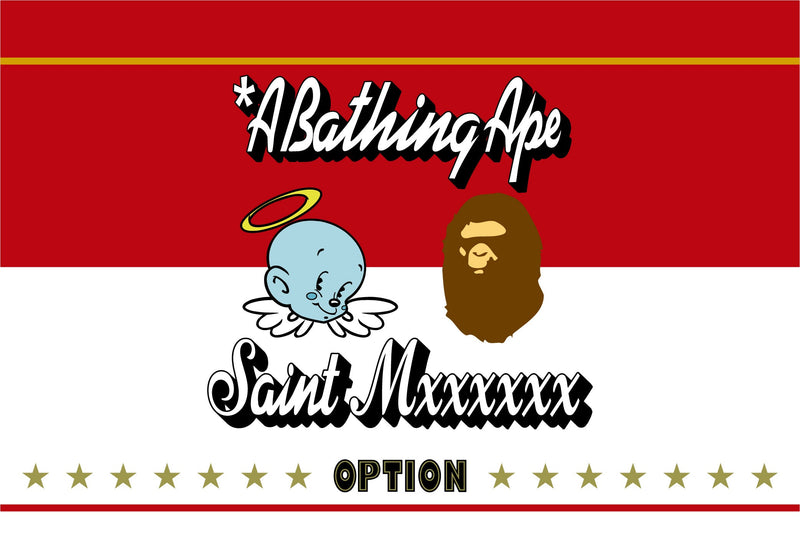 A BATHING APE® AND ©SAINT Mxxxxxx