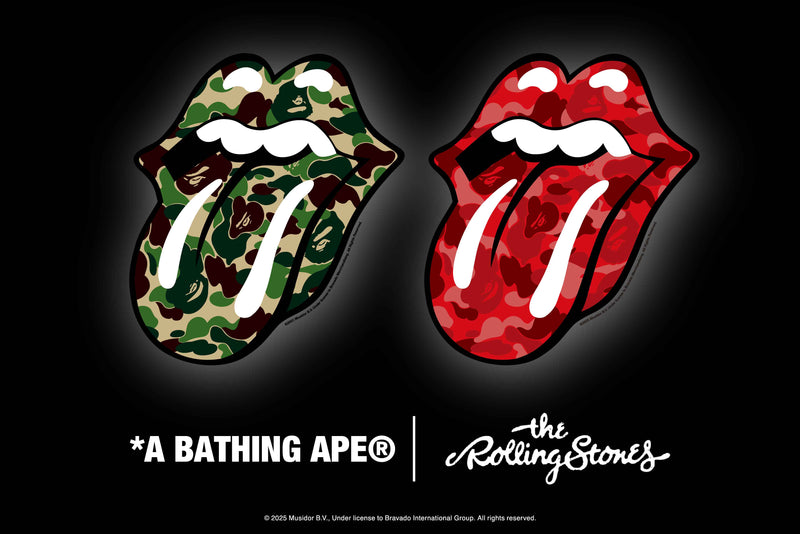 BAPE X ROLLING STONES