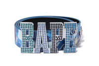 ABC CAMO BAPE LEATHER BELT