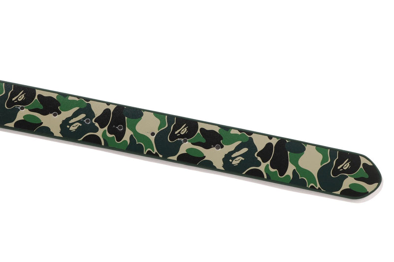 ABC CAMO BAPE LEATHER BELT