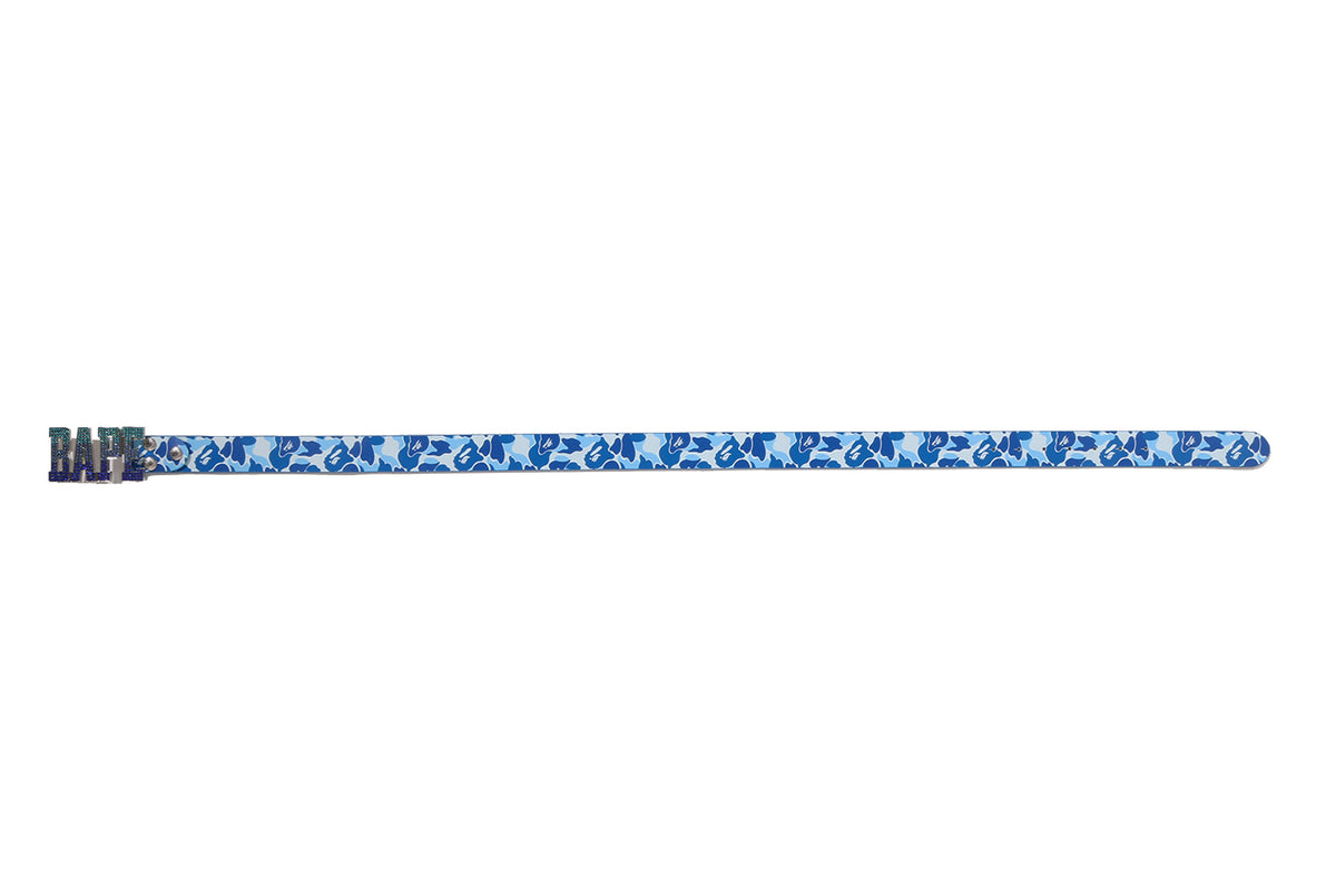 ABC CAMO BAPE LEATHER BELT