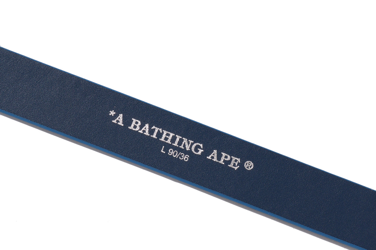 ABC CAMO BAPE LEATHER BELT