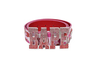 ABC CAMO BAPE LEATHER BELT