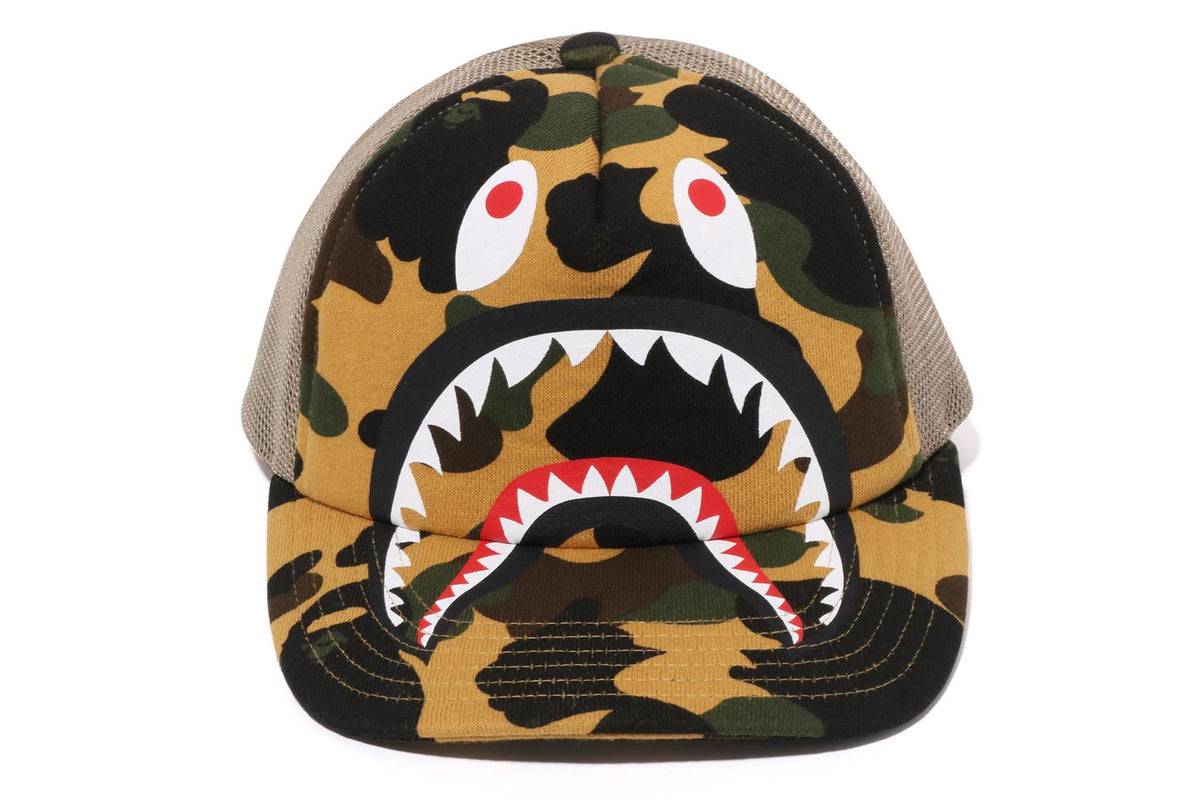 1ST CAMO SHARK MESH CAP