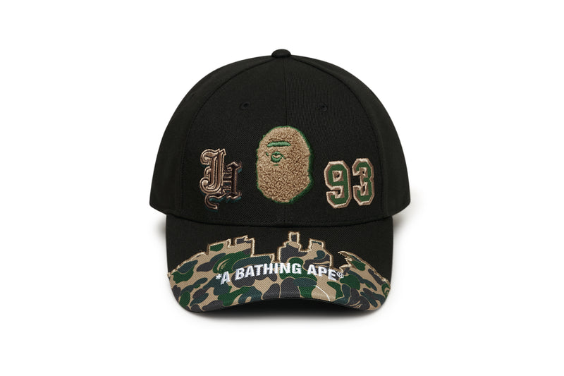 BAPE X JEFF HAMILTON - ABC CAMO MULTI LOGO COTTON TWILL CAP