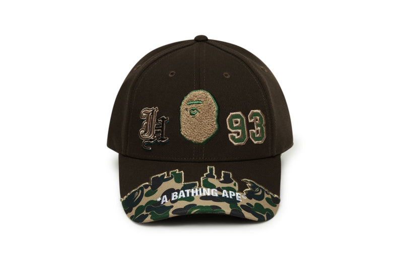 BAPE X JEFF HAMILTON - ABC CAMO MULTI LOGO COTTON TWILL CAP