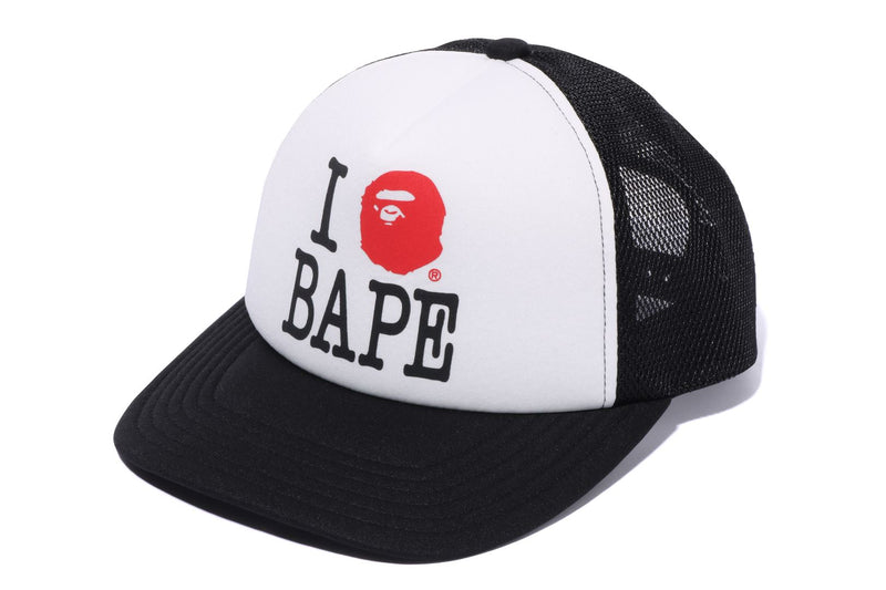 I LOVE BAPE MESH CAP