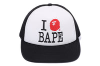 I LOVE BAPE MESH CAP