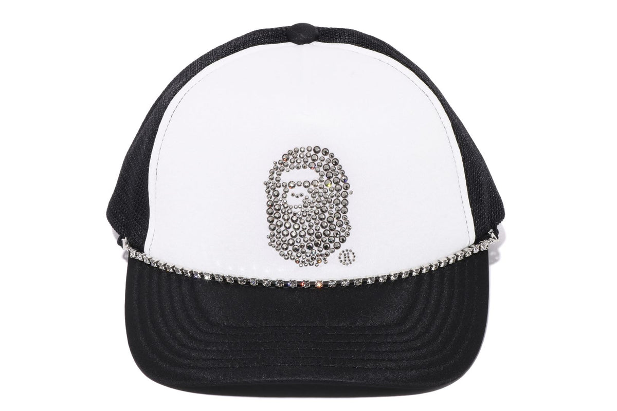 SWAROVSKI APE HEAD MESH CAP