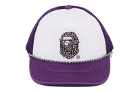 SWAROVSKI APE HEAD MESH CAP