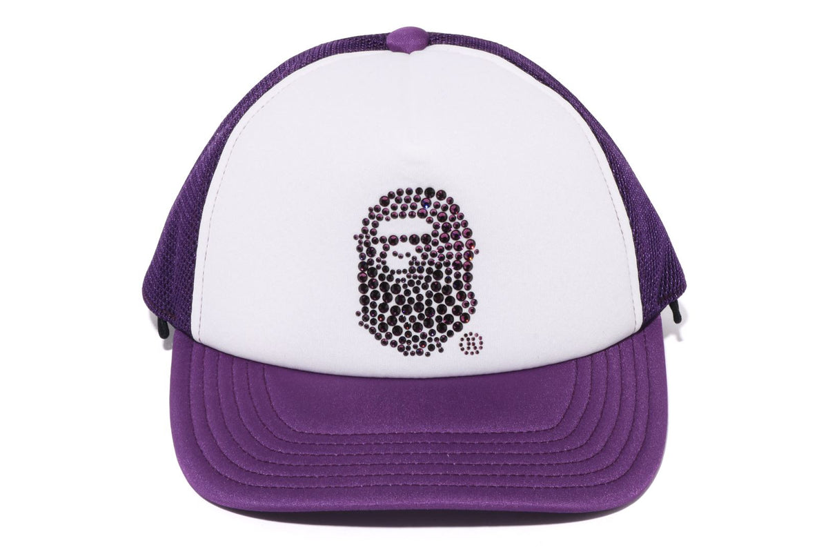 SWAROVSKI APE HEAD MESH CAP