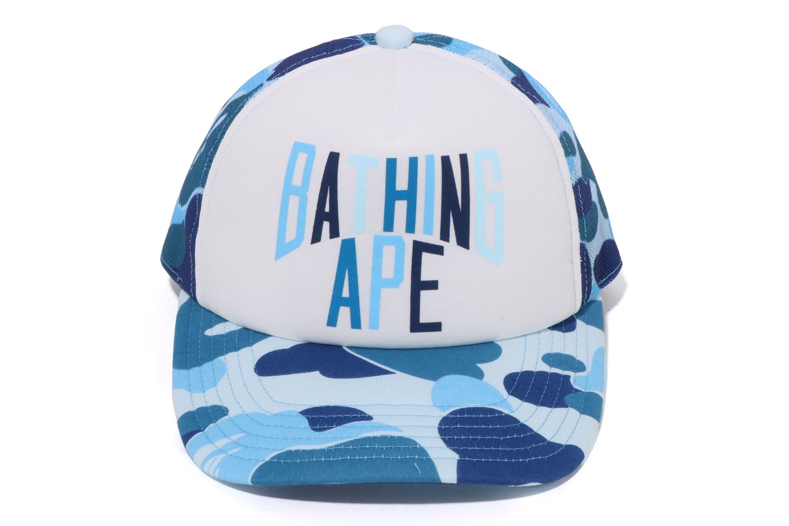 A BATHING APE® Abc Camo Nyc Logo Mesh Cap | Bape official website