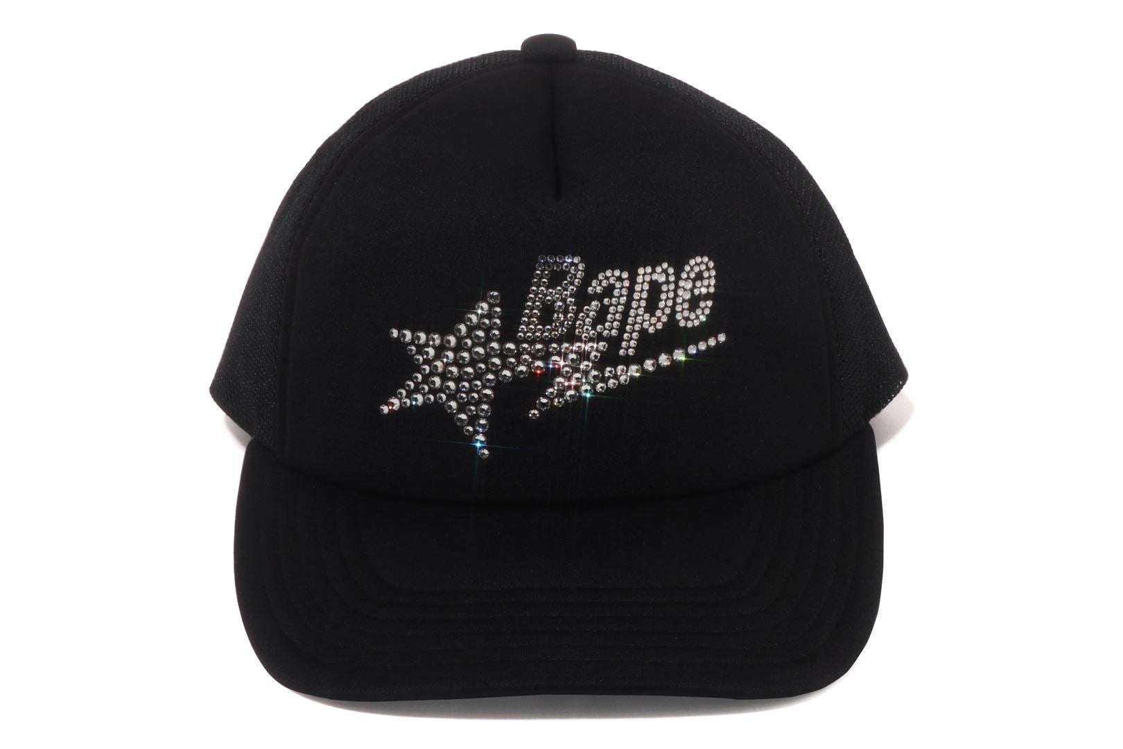 A BATHING APE® Crystal Stone BAPE STA Logo Mesh Cap | Bape