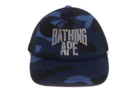 COLOR CAMO CRYSTAL BATHING APE LOGO MESH CAP