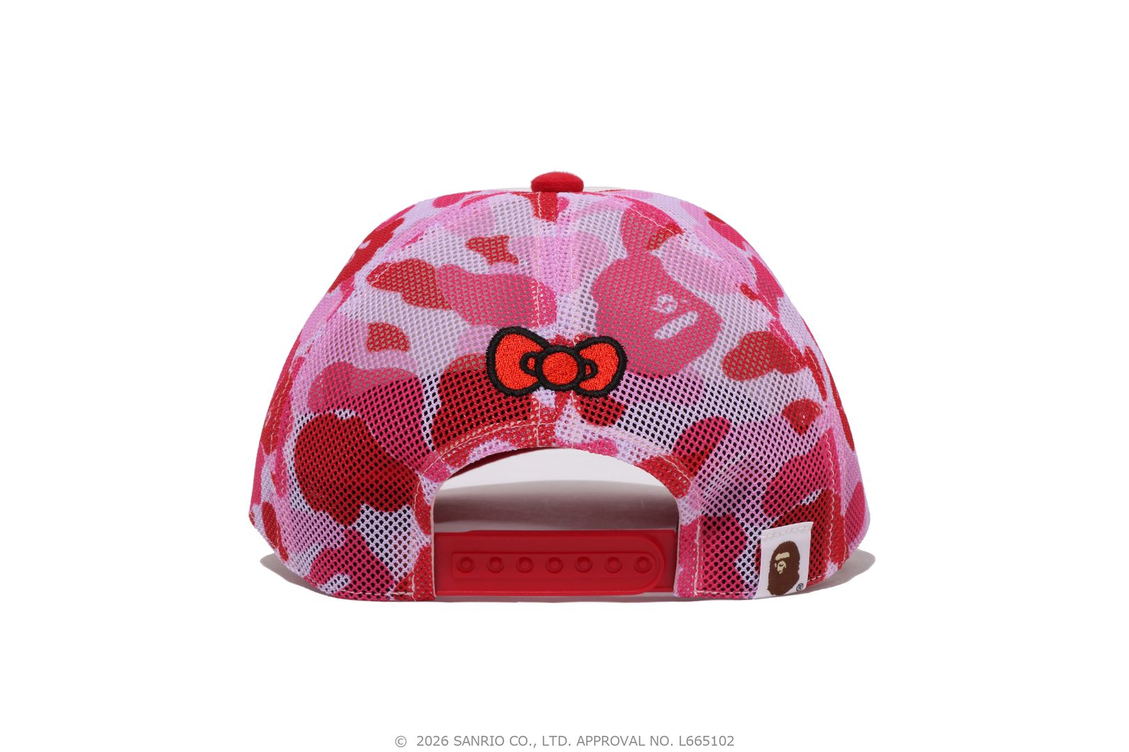 【 BAPE X HELLO KITTY 】ABC CAMO MESH CAP A BATHING APE® BAPE X Hello Kitty Abc Camo Mesh Cap | Bape