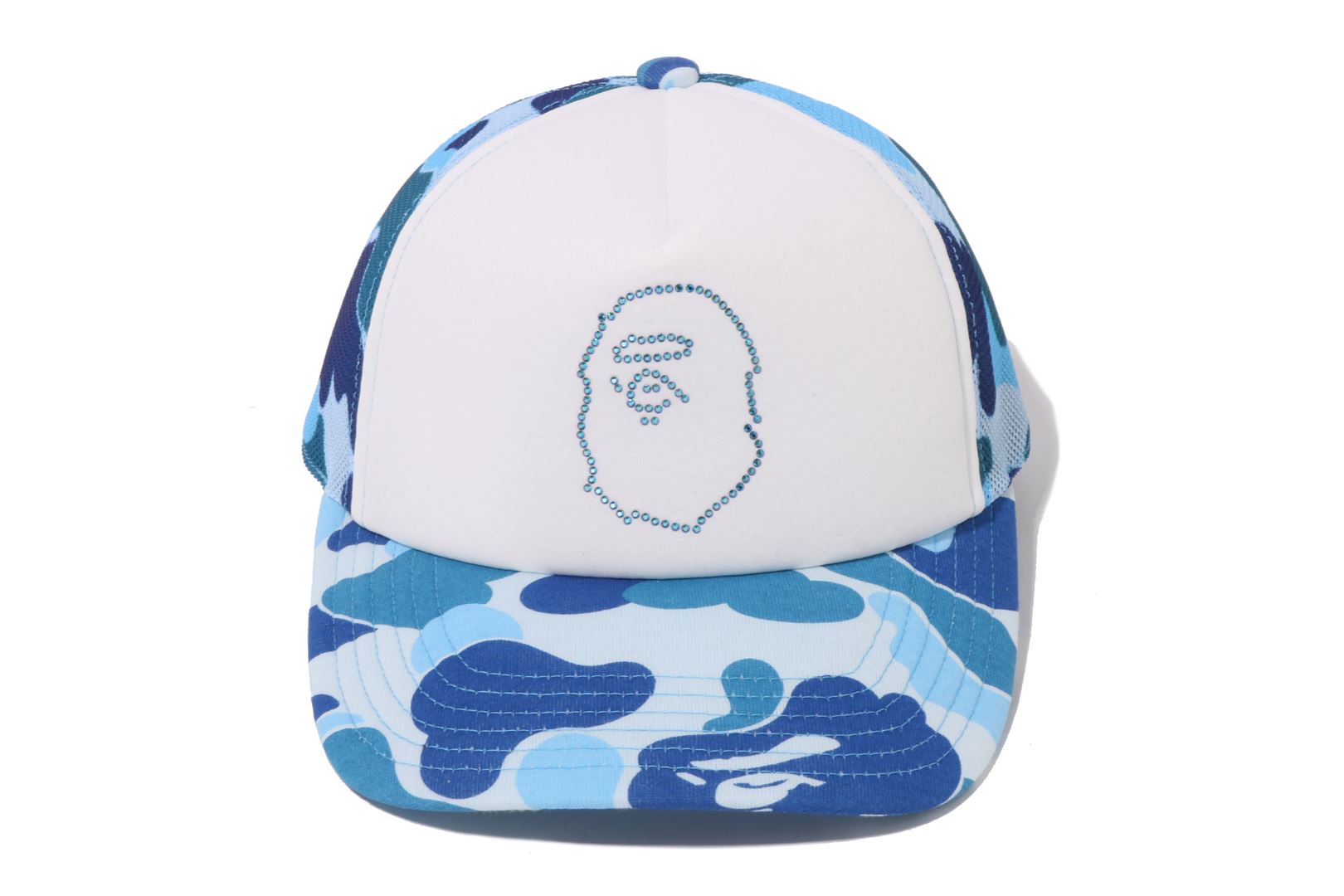 A BATHING APE® Abc Camo Crystal Stone Mesh Cap | Bape official