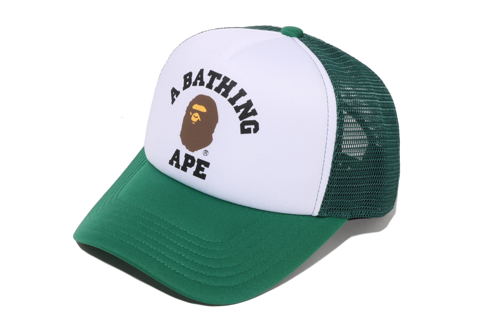 [NOT FOR SALE ]N.E.R.D × BAPE mesh cap A BATHING APE® College Mesh Cap | Bape official website – uk.bape.com