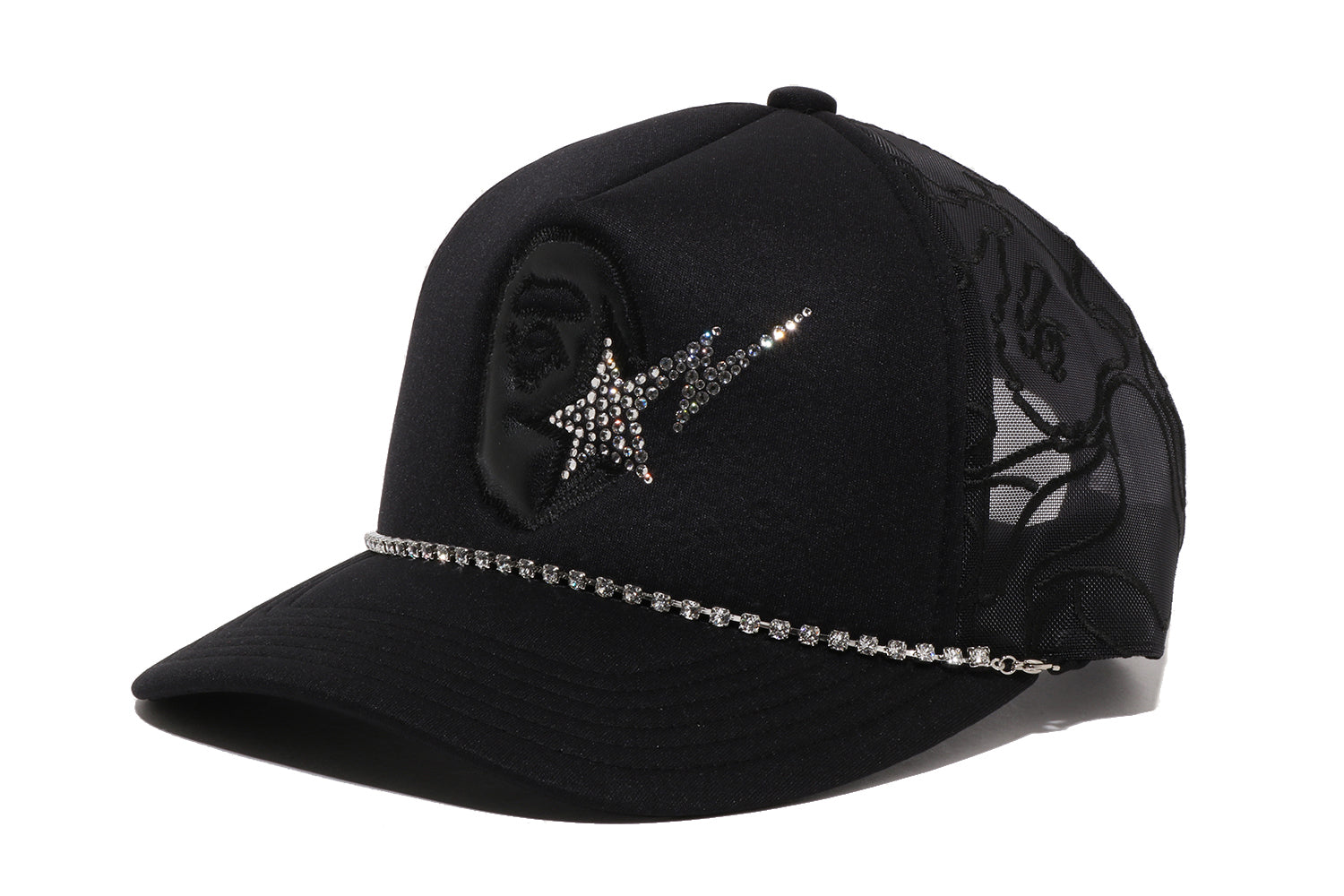 A BATHING APE® Ape Head Crystal Mesh Cap | Bape official website