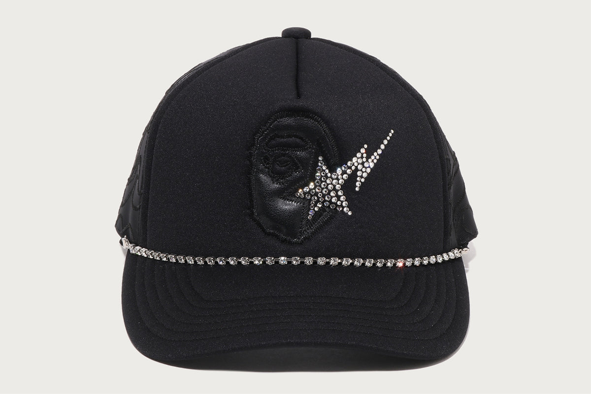 APE HEAD CRYSTAL  MESH CAP