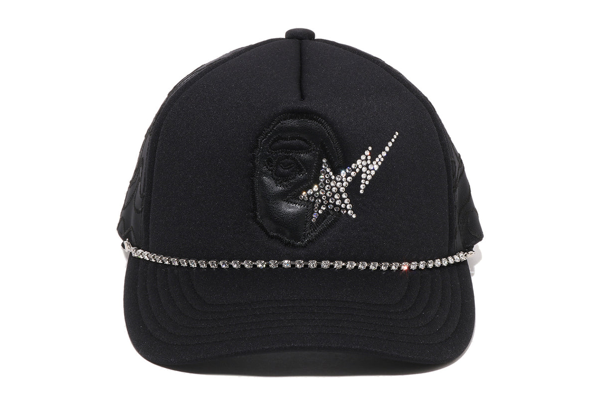 APE HEAD CRYSTAL  MESH CAP
