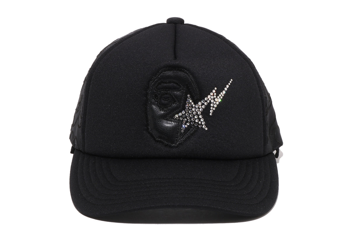 APE HEAD CRYSTAL  MESH CAP