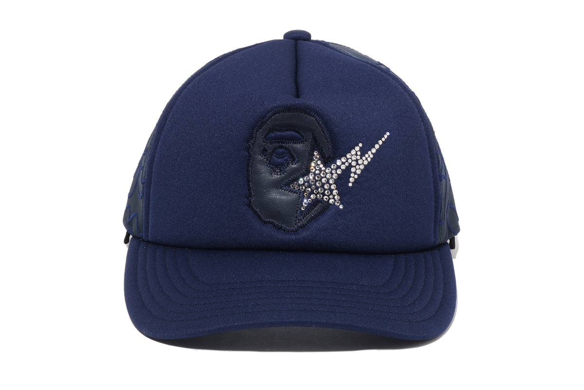 APE HEAD CRYSTAL  MESH CAP