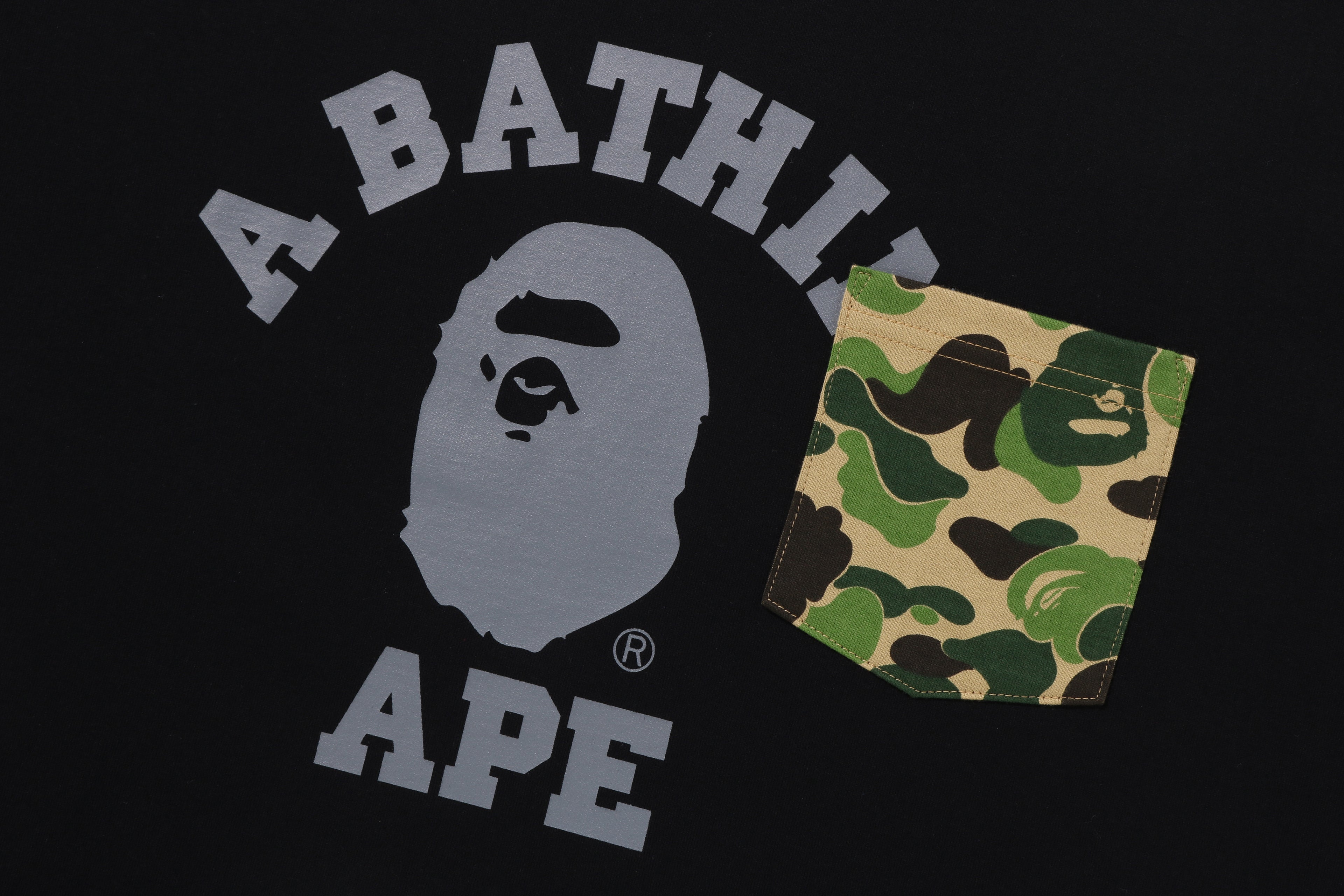 ABC CAMO COLLEGE POCKET RELAXED TEE – uk.bape.com