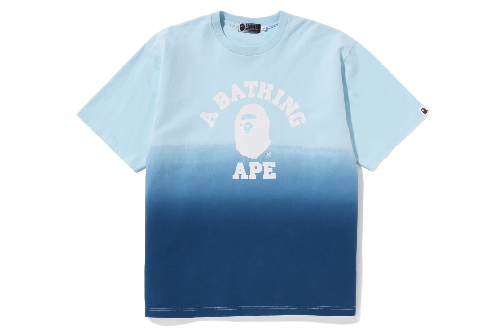 COLLEGE GRADATION RELAXED FIT TEE – uk.bape.com