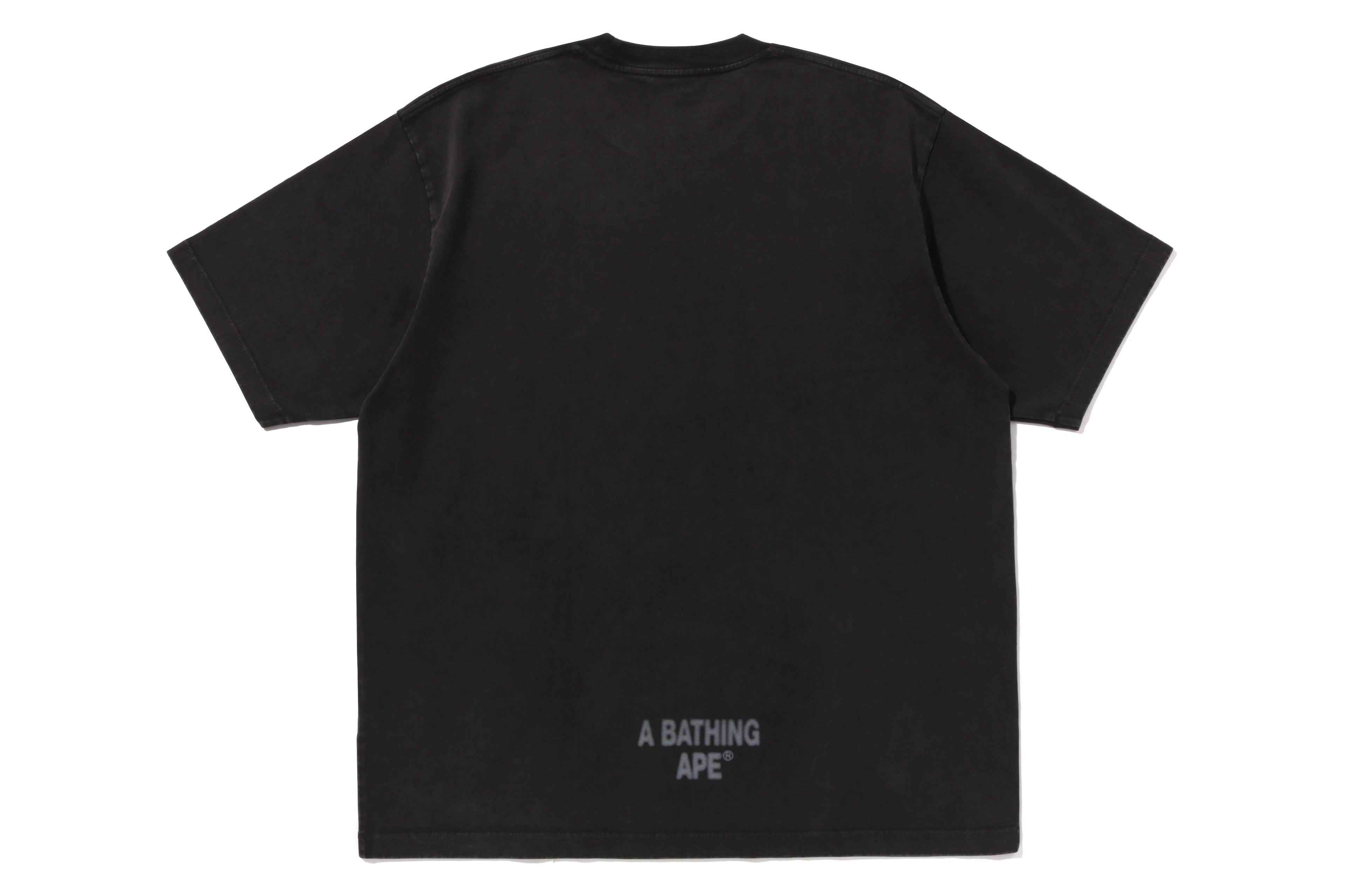 A BATHING APE 黒 Tシャツ XL A BATHING APE® Blur Graphic Garment Dye Oversized Tee | Bape