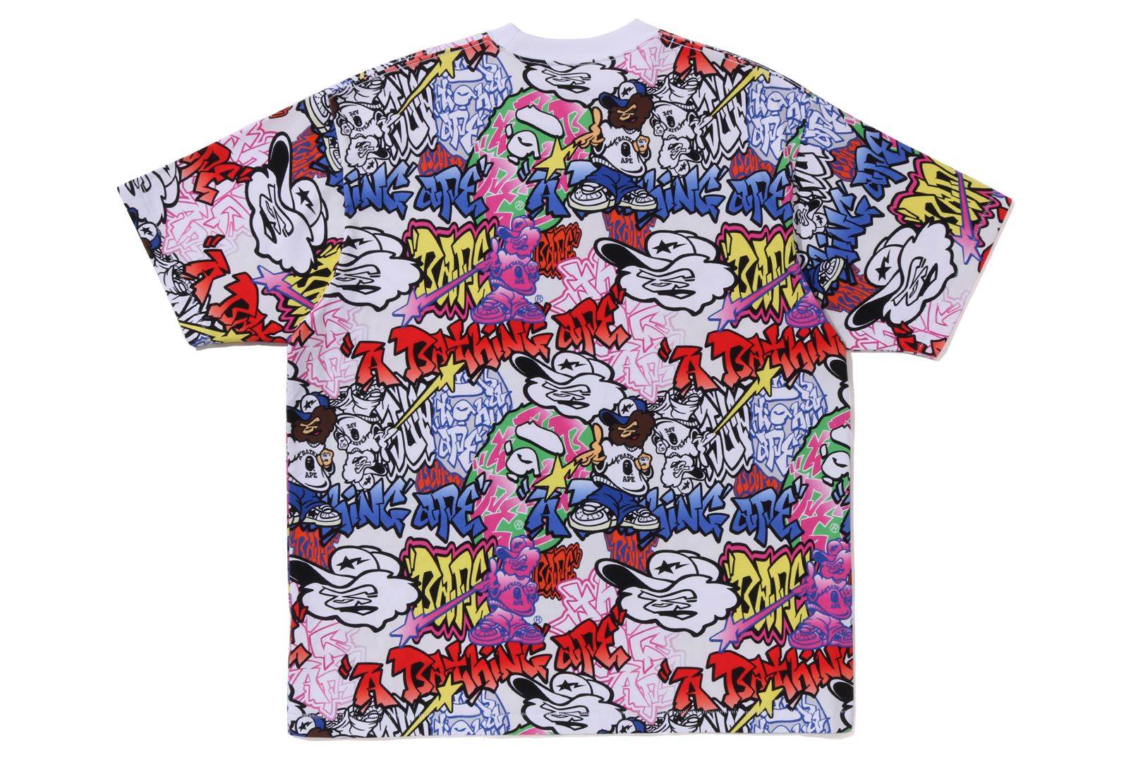 GRAFFITI PATTERN OVERSIZED TEE