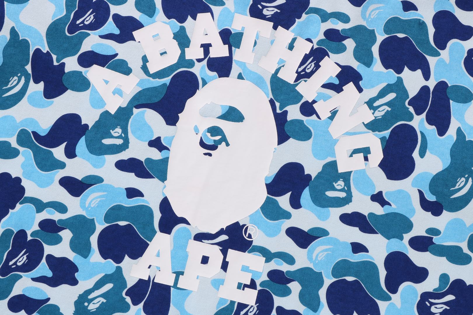 A BATHING APE ABC BLUE CAMO PC CASE