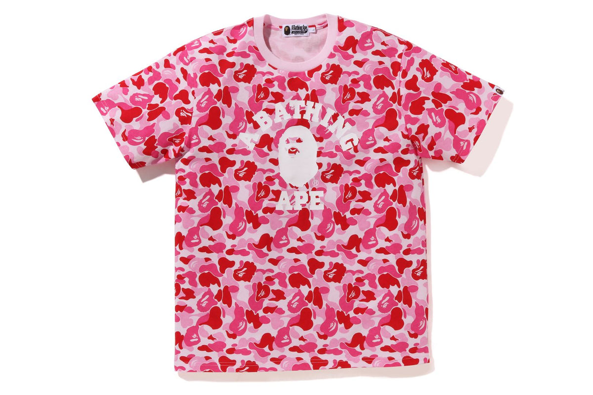 A BATHING APE® ABC Camo College Tee Bape official website – uk