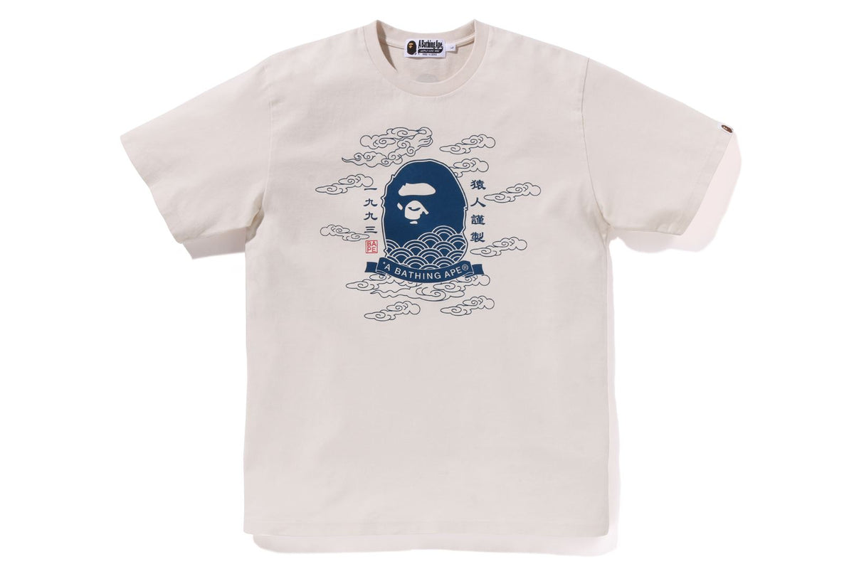 A BATHING APE 31ST ANNIV. APE HEAD TEE