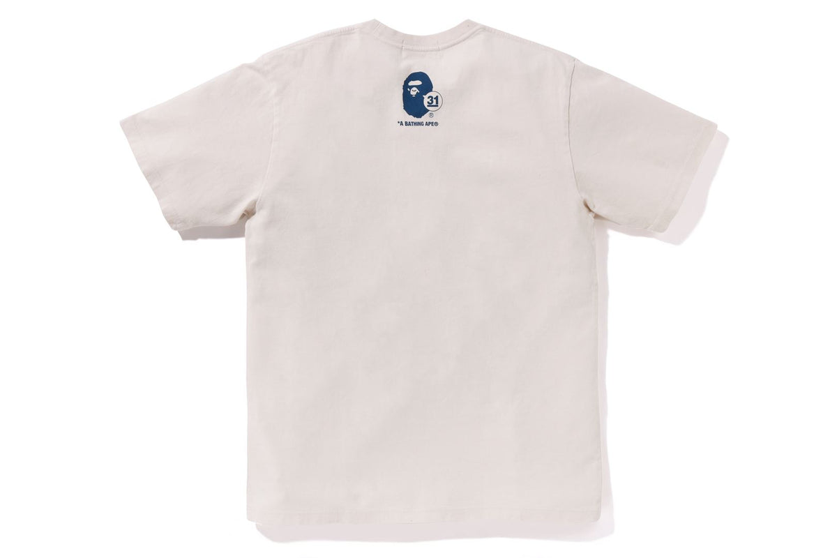 A BATHING APE 31ST ANNIV. APE HEAD TEE