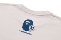 A BATHING APE 31ST ANNIV. APE HEAD TEE