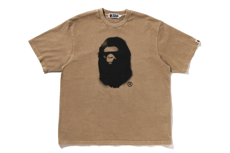 SPRAY APE HEAD GARMENT DYED RELAXED FIT TEE M