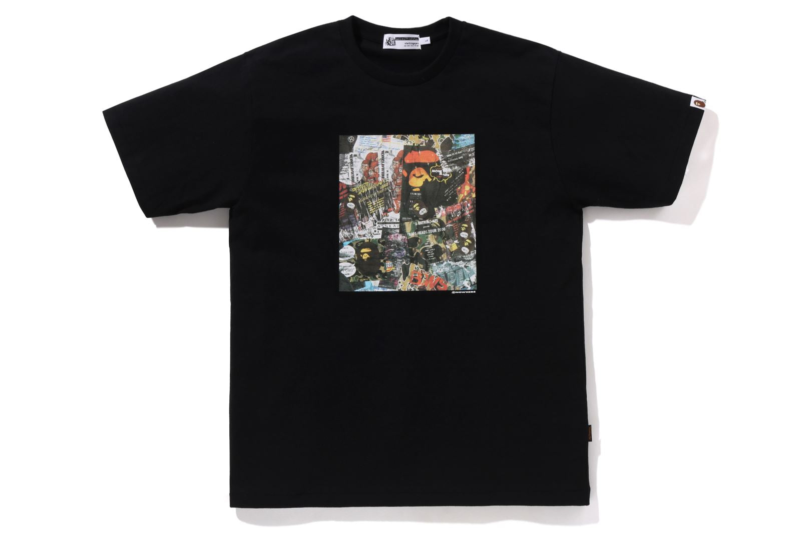 A BATHING APE® BAPE Flyer Pattern Print Tee | Bape official
