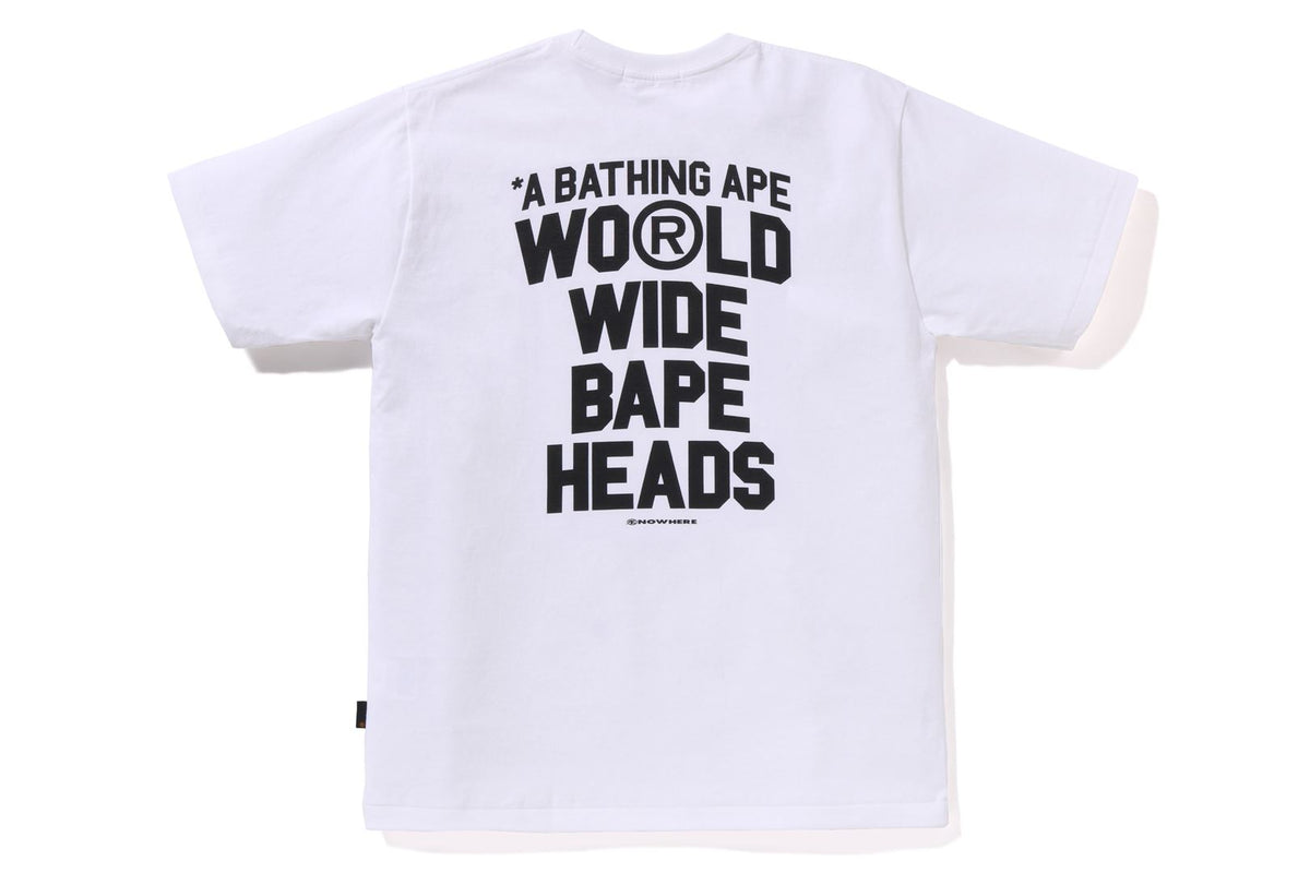 BAPE FLYER PATTERN PRINT TEE