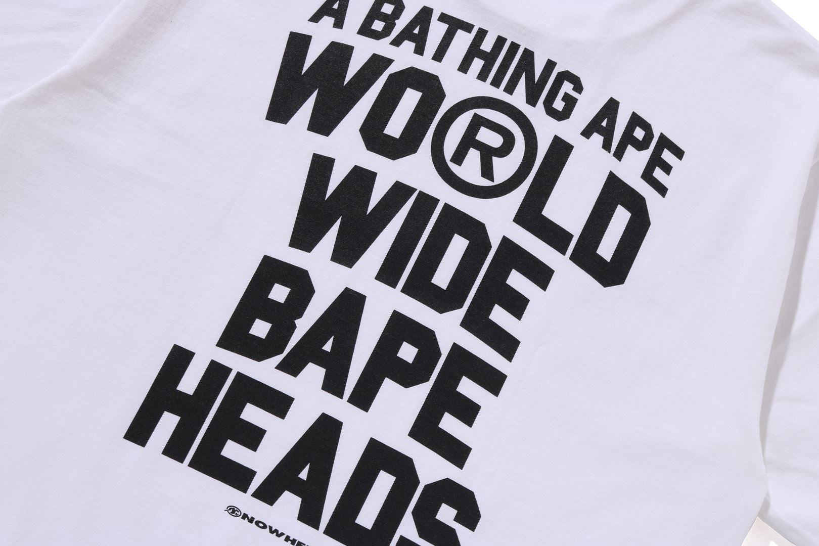 A BATHING APE® BAPE Flyer Pattern Print Tee | Bape official