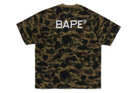 BAPE X CLOT CAMO OVERPRINT LOGO RELAXED FIT TEE